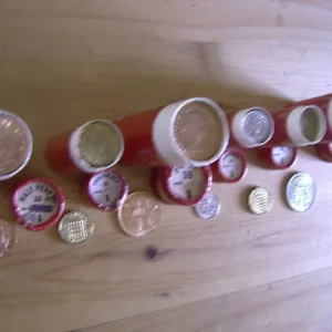 1967 UNCIRCULATED HALF CROWNS AND OLD COPPER COINS - Image 4