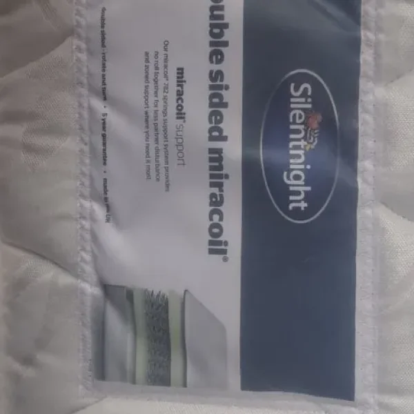 Silentnight double sided miracoil mattress