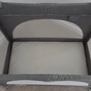 Joie Kubbie Sleep Bedside Travel Cot (grey) - Image 5