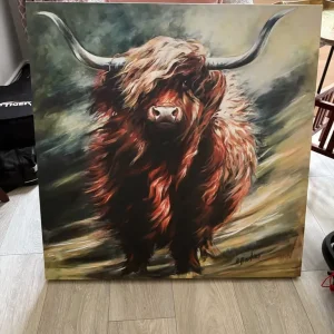 Highlight Cow Hilary Barker Print