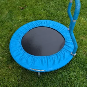 Kids Mini Trampoline with Safety Handle - Image 2
