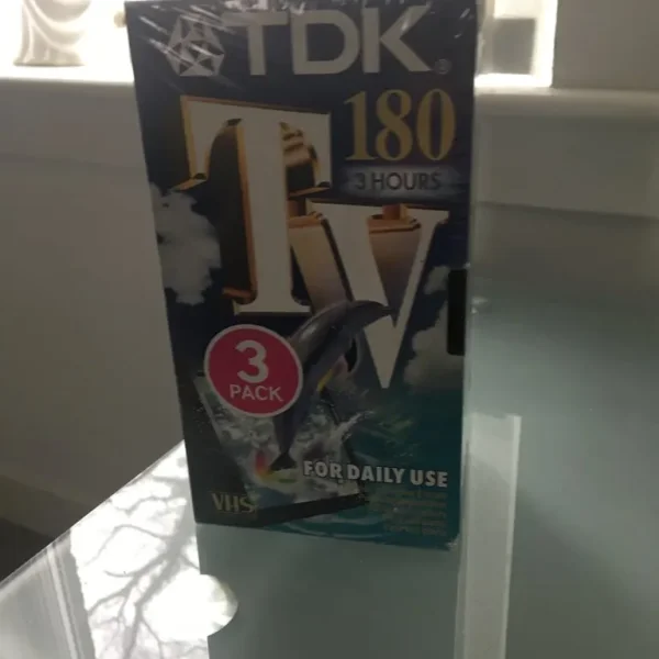 Unopened pack VHS blank tapes