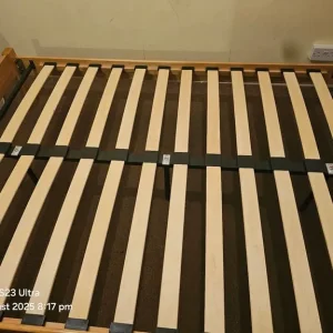 Wooden double bed frame - Image 3