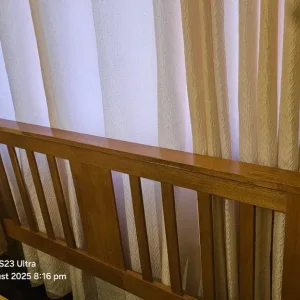 Wooden double bed frame - Image 6
