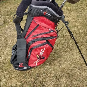 Golf bag and irons