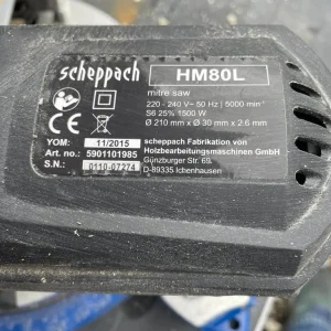 Scheppach Mitre Saw 1500W 210mm - Image 2
