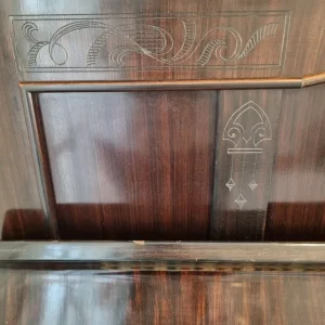 Upright piano and stool - Image 6