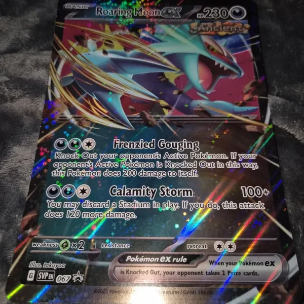 Pokemon jumbo card EX Roaring Moon