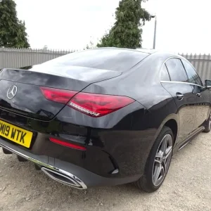 2019 Mercedes Benz CLA 180 AMG Line Auto – Front and Side Damage, Repairable, Cat-S Salvage