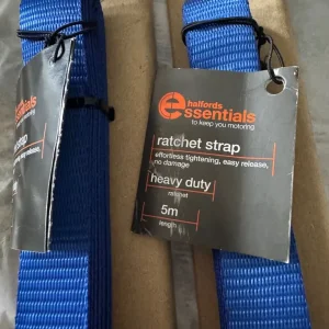 Two Heavy Duty Ratchet Straps – 5 Metres – From Halfords - Image 3