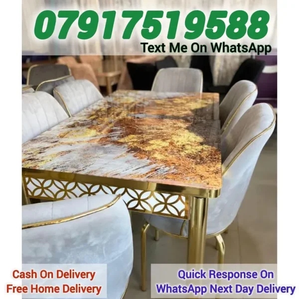 Dining table and chair set
