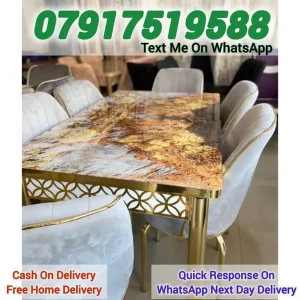 Dining table and chair set