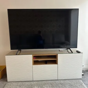 IKEA TV stand with two storage cupboards - Image 4