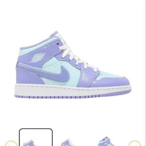 LIMITED EDITION Genuine Air Jordan 1 "Purple Aqua" size 6