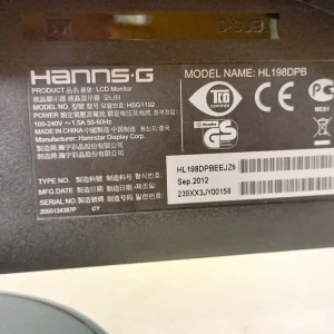 1920x1080p 60Hz Monitor HANNS-G HL 198DPB - Image 4