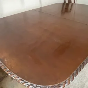 Victorian dining table and 6 chairs - Image 2