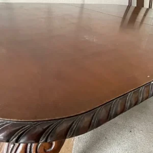 Victorian dining table and 6 chairs - Image 5