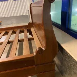 Solid teak king size sleigh bed - Image 8