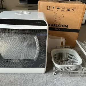 Karlxtom tabletop portable dishwasher