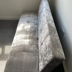 Silver unused sofa bed - Image 2