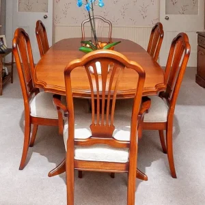 Dining Table and 6 Chairs - Image 2