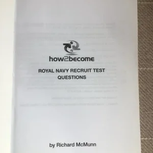Royal Navy recruiting test book by Richard McMunn - Image 2
