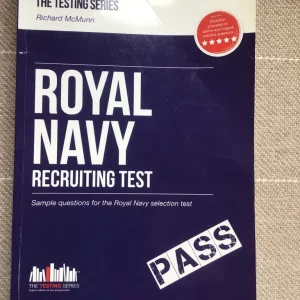 Royal Navy recruiting test book by Richard McMunn