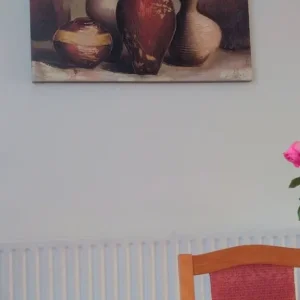 Hand painted canvas with cooking pots - Image 4