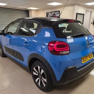 CITROEN C3 1.2 PureTech Feel Blue Manual Petrol 2017 - Image 3