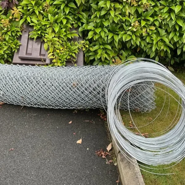 Chain link fencing 15m 1.8m high stainless steel