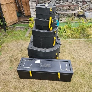 HARDCASE DRUM CASES 10" 12" 14" 22"