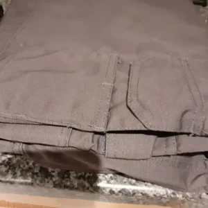 Mens 34S cargo work trousers charcoal - Image 2