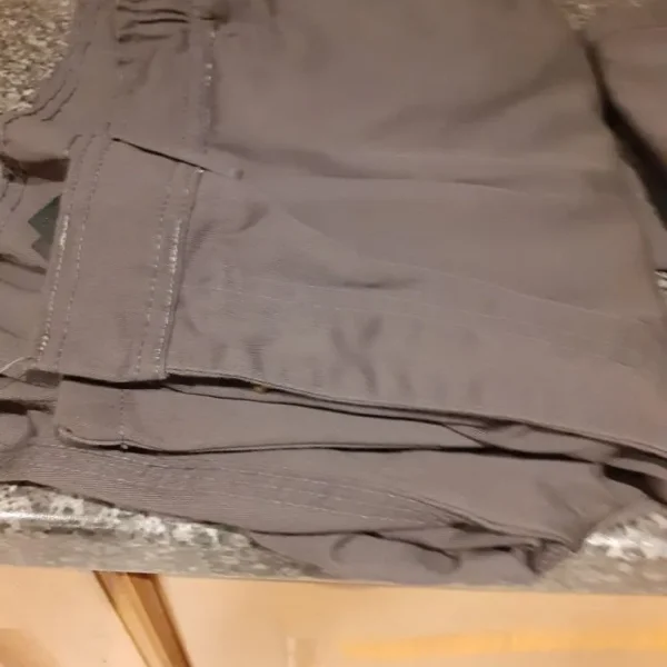 Mens 34S cargo work trousers charcoal