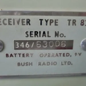 Original 1959/63 Bush TR 82c Transistor Radio - Image 6