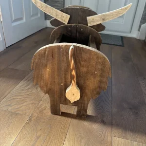Home made Highland Cow Planter - Image 5