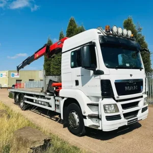 2013 MAN TGS 26.440 Double Sleeper Flat with Palfinger Crane