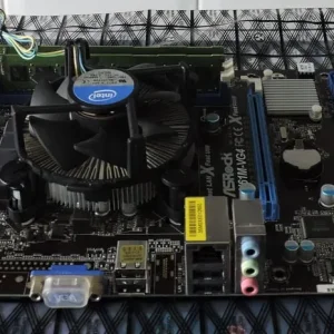 Asrock H61M-VG4 motherboard with i5-2500 CPU and DDR3 RAM - Image 2