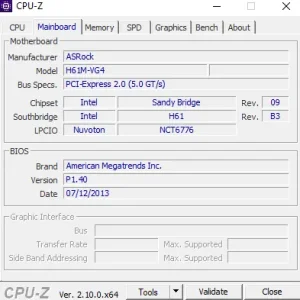 Asrock H61M-VG4 motherboard with i5-2500 CPU and DDR3 RAM - Image 4
