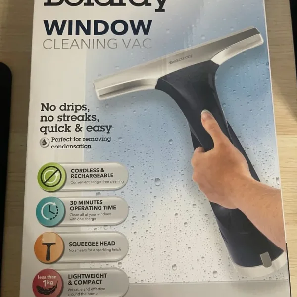 Beldray Cordless Window Cleaning Vacuum Rechargeable