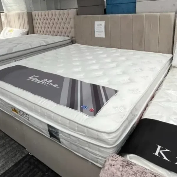 Double Divan Bed with Mattress – Ready to Use