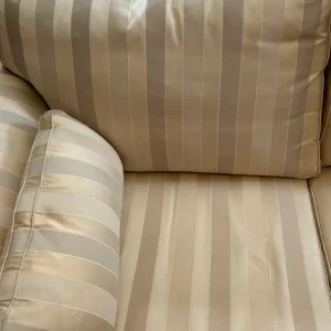 Multiyork large cream triple stripe sofa - Image 2