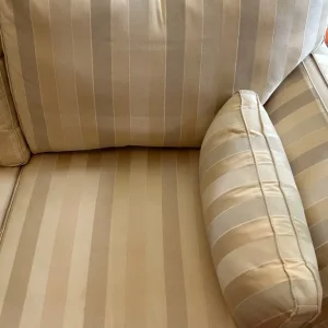 Multiyork large cream triple stripe sofa - Image 3