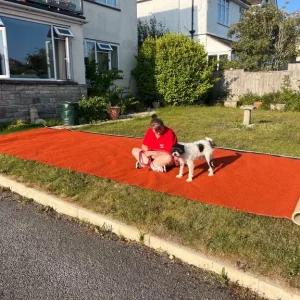Off cut of tennis court astroturf - Image 4