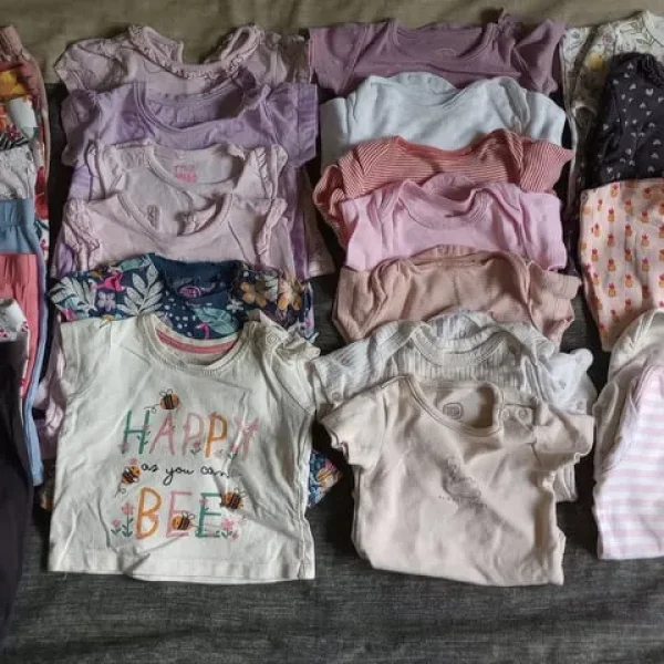 0-6 months baby girl clothes bundle
