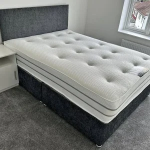 Divan bed with ultra-soft top and storage drawers – Single, Small Double, Double, King Size