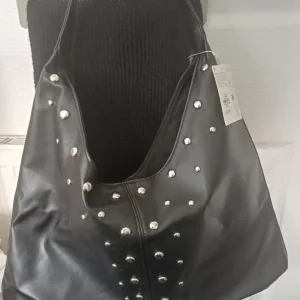 Black Large Bag and Scarf
