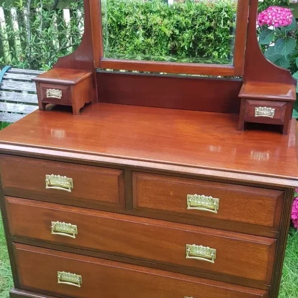 Antique Mahogany Dressing Table