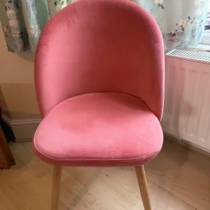 Pink Velvety Chairs - Image 2