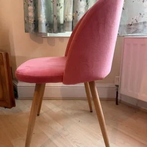 Pink Velvety Chairs - Image 3