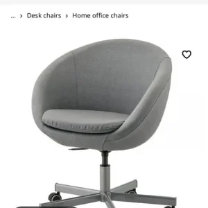 Ikea swivel chair with detachable cushion